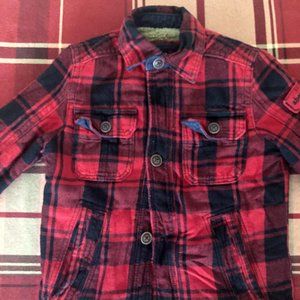 Abercrombie Kids Flannel Jacket Size Medium